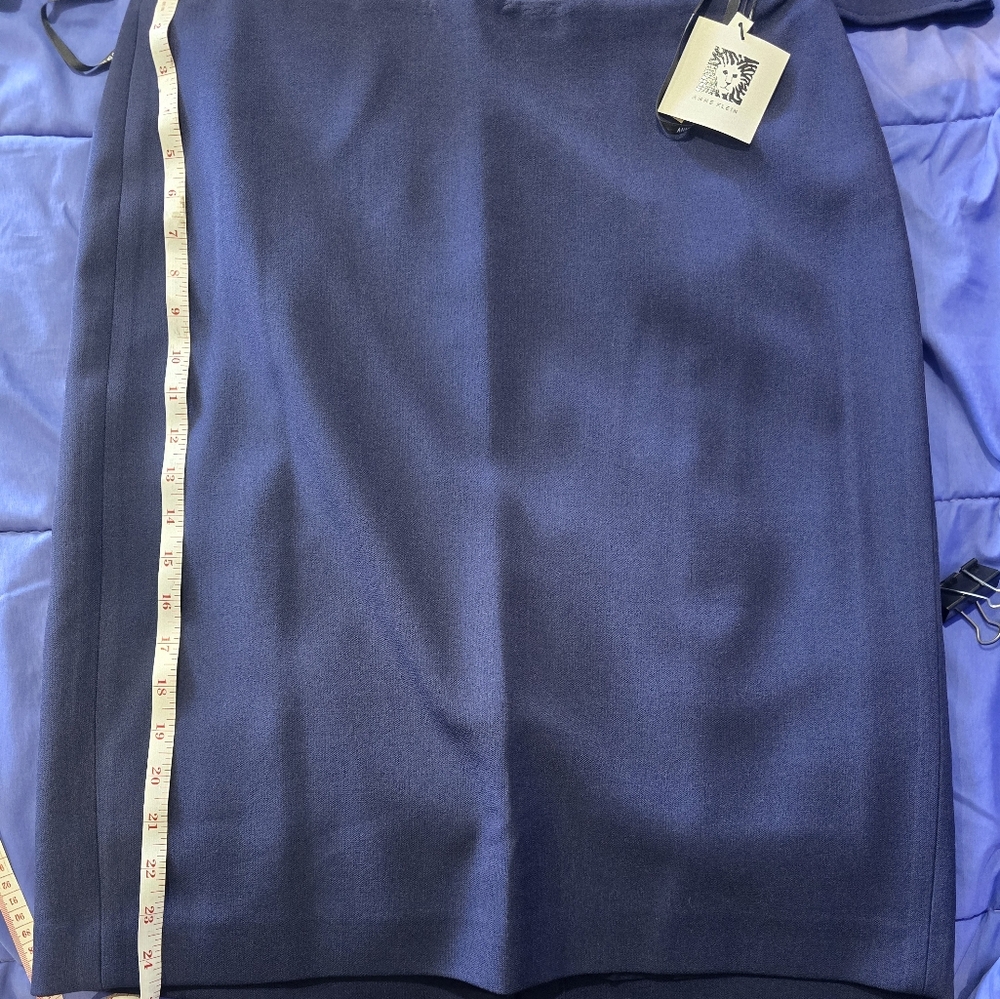 Anne Klein Women's Navy Pantsuit - Picture 3 of 11